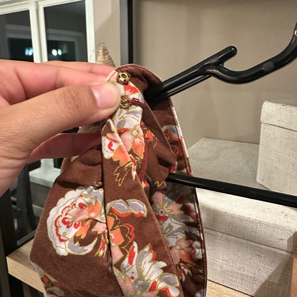 Cara Cara Blue Bill Floral Poplin Midi Dress - Picture 9 of 10